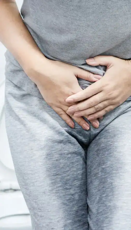 Image of woman had accident and needing stress incontinence treatment Ipswich